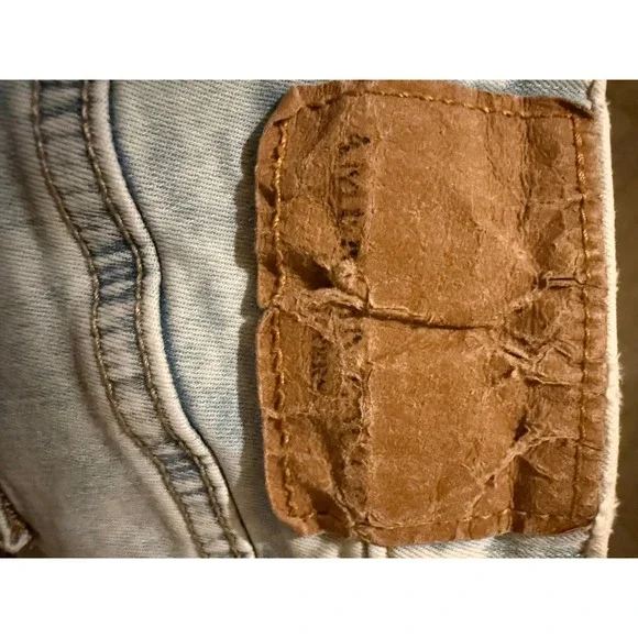 American Eagle‎ Outfitters Mens Extreme Flex Distressed Light Wash Jeans 31x30 - Picture 4 of 5
